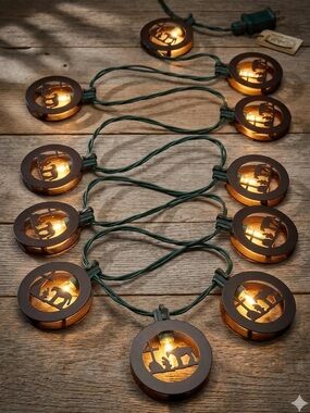 Western Moments Cowboy Prayer lights
Rustic Circle String Lights 
New